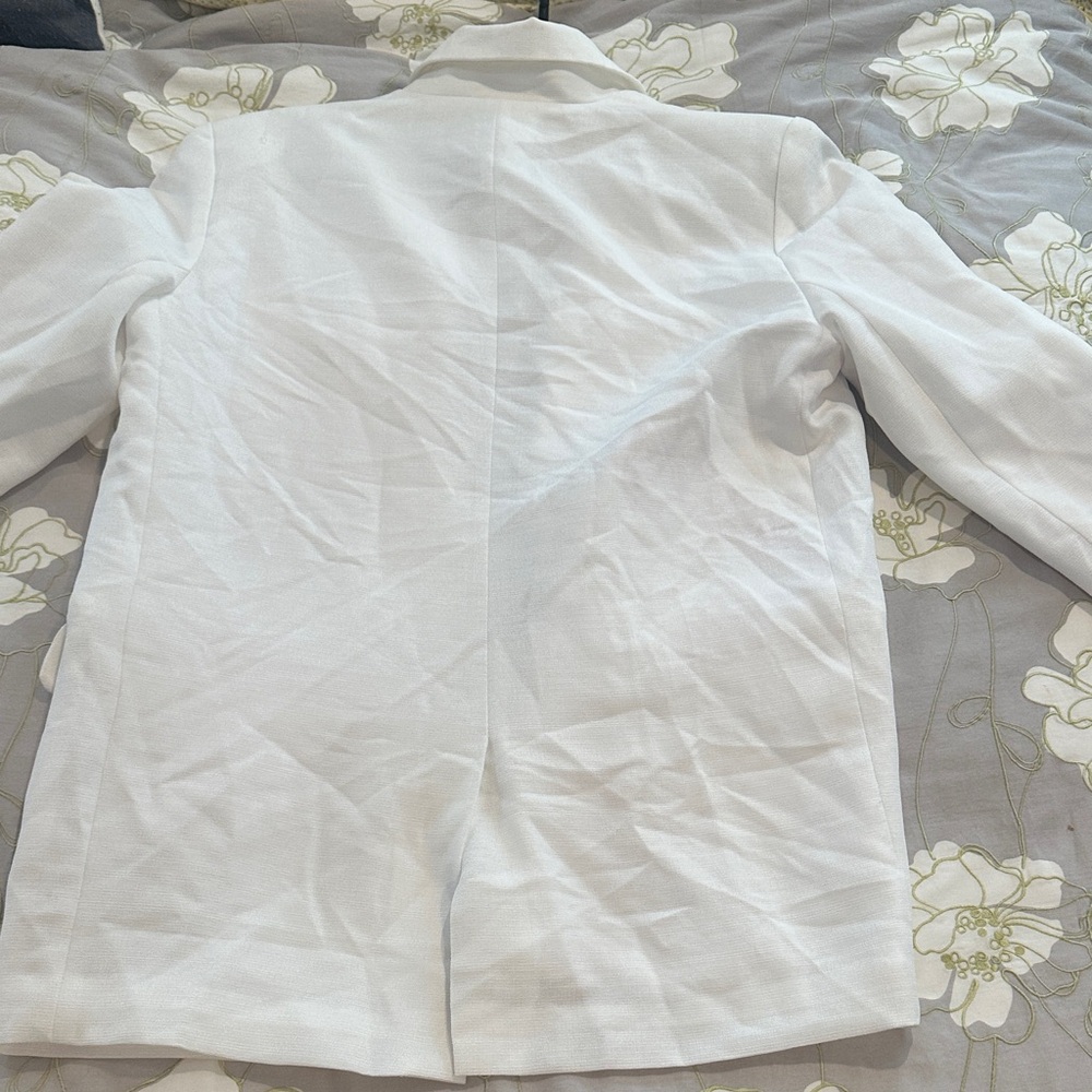 BB Dakota Crisp White Blazer- Size Small - Picture 5 of 5